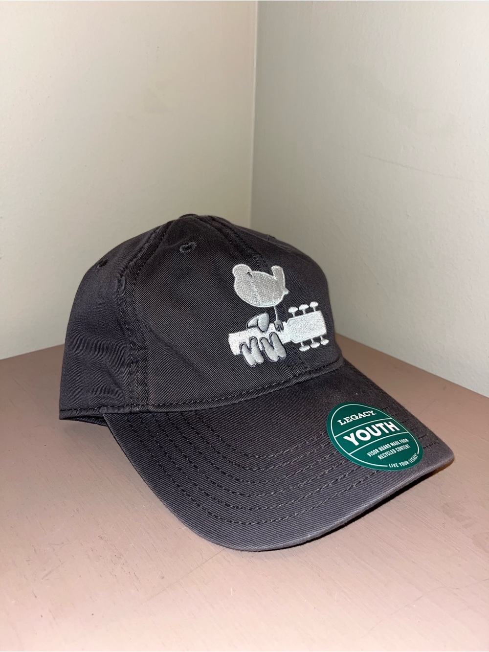 New Woodstock Baseball Hat (youth, but fits adult woman - a little shallow)